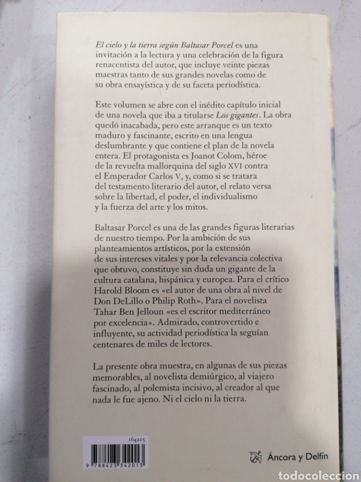 Libros: El Cielo y la Tierra seg&uacute;n Baltasar Porcel - Foto 2