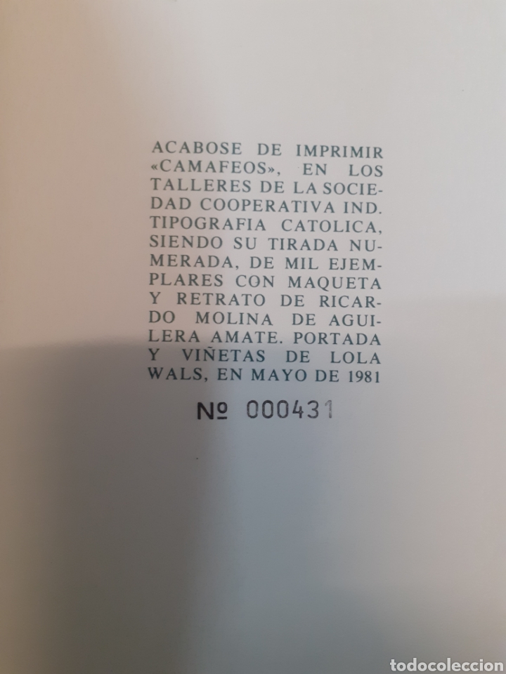 Libros: CAMAFEOS - RODRIGUEZ PACHECO,Pedro - Foto 5