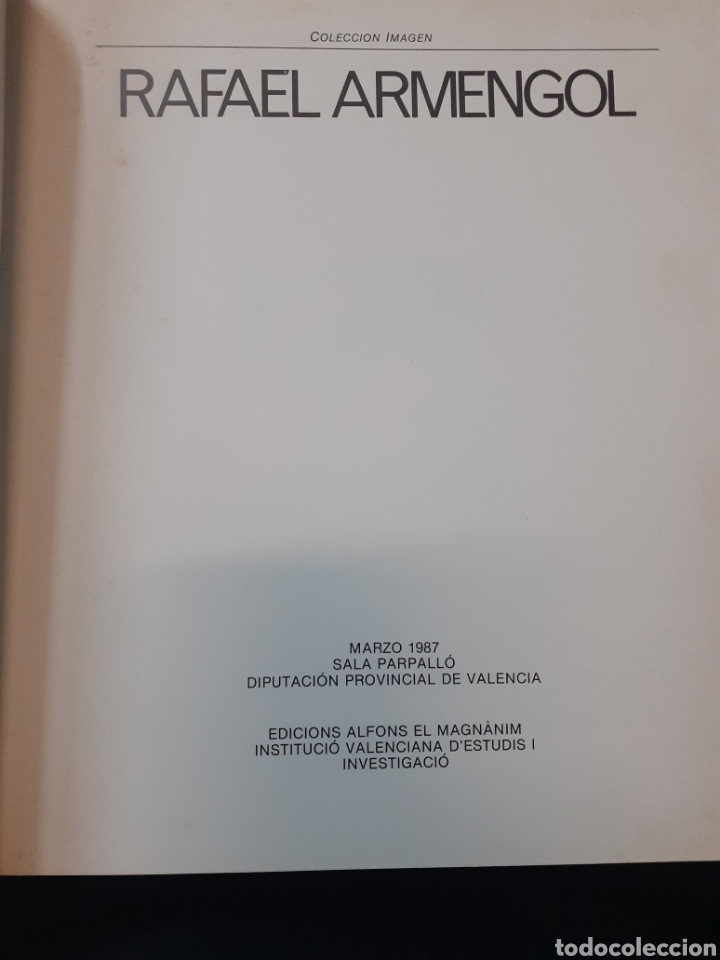 Libros: ARMENGOL. Pintures 1965/1986 - Foto 2
