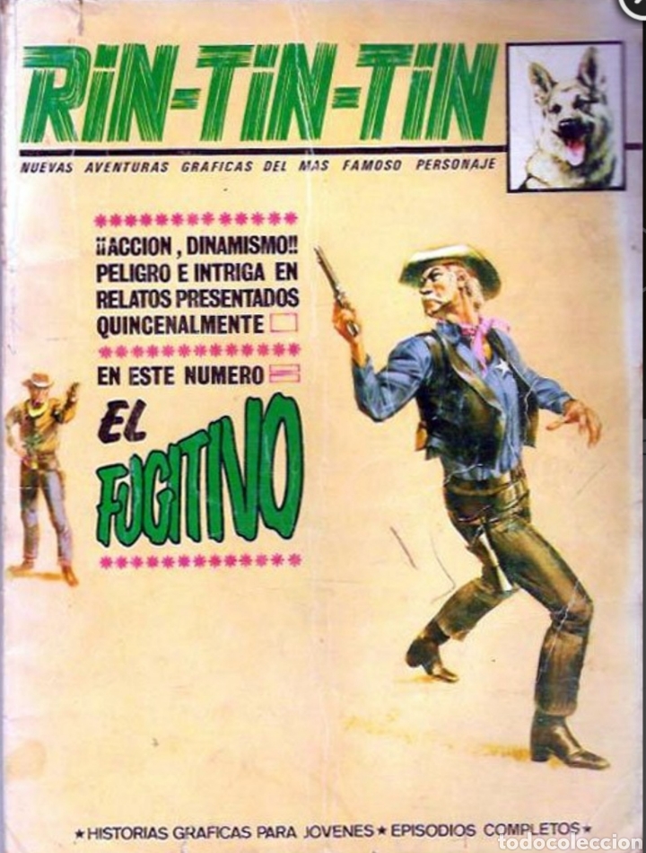 Libros: Portada Original Rin-Tin-Tin L&oacute;pez Esp&iacute; - Foto 3