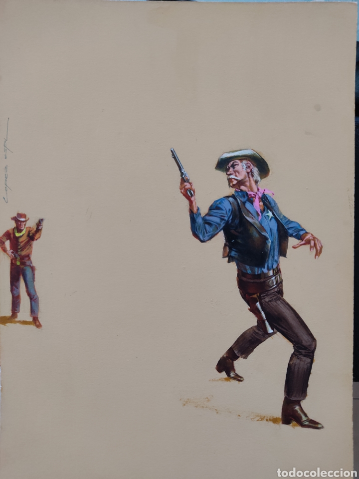 Libros: Portada Original Rin-Tin-Tin L&oacute;pez Esp&iacute; - Foto 1