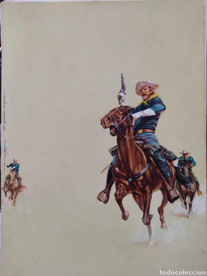 Libros: Portada Original Rin-Tin-Tin de V&eacute;rtice de Rafael L&oacute;pez Esp&iacute; - Foto 1