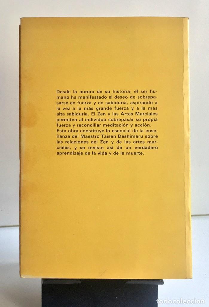 Libros: ZEN Y ARTES MARCIALES. Taisen Deshimaru - Foto 2