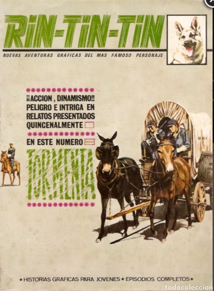 Libros: Portada Original Rin-Tin-Tin L&oacute;pez Esp&iacute; - Foto 3