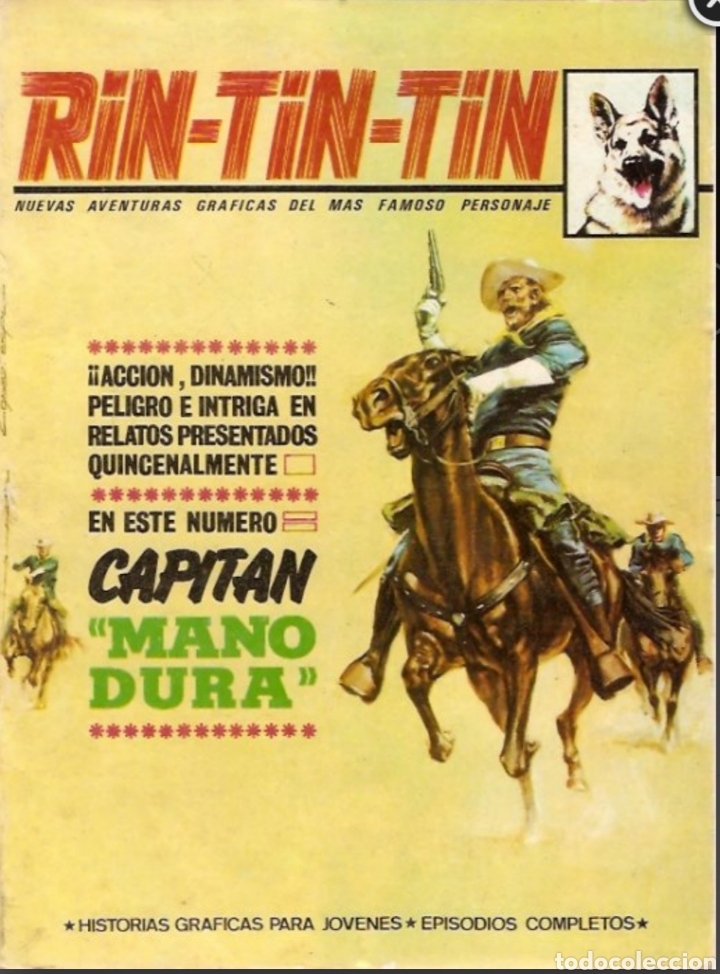 Libros: Portada Original Rin-Tin-Tin de V&eacute;rtice de Rafael L&oacute;pez Esp&iacute; - Foto 3