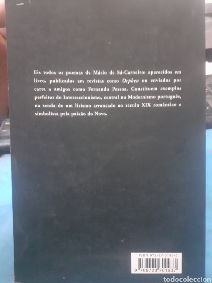Libros: POEMAS COMPLETOS - SA CARNEIRO,M&aacute;rio de - Foto 2