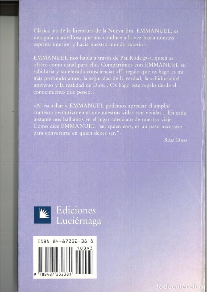 Libros: EL LIBRO DE EMMANUEL. Transmitido por Pat Rodegast - Foto 2