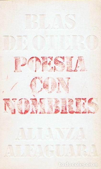 Libros: POES&Iacute;A CON NOMBRE. - Otero. Blas de, - Foto 1