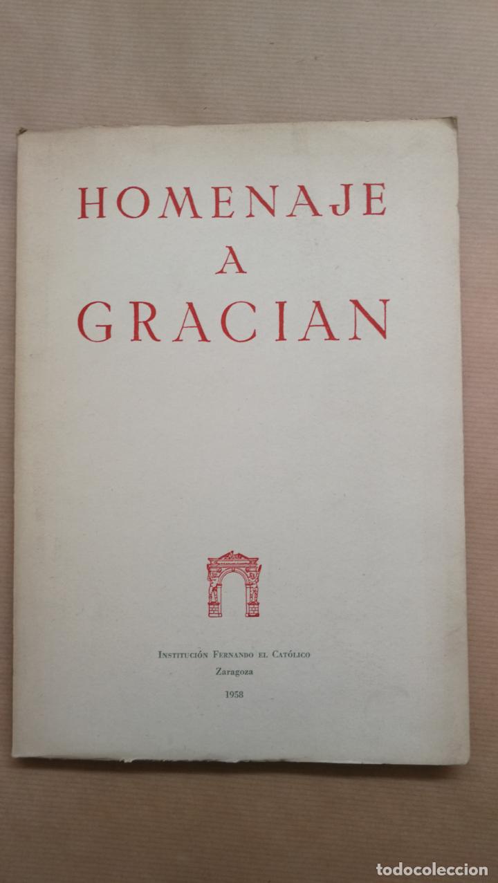 Libros: Homenaje a Baltasar Graci&aacute;n. - . - Foto 1