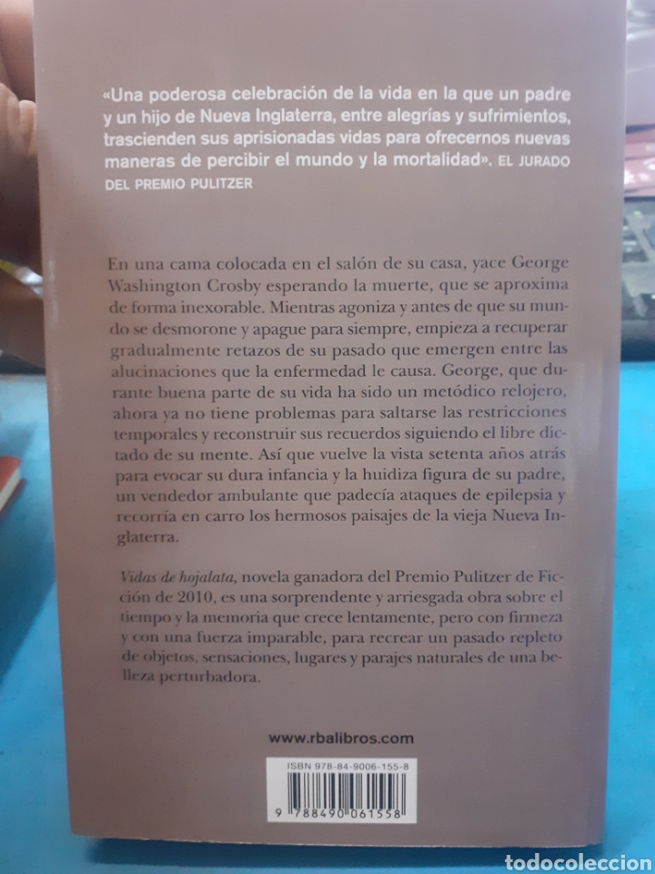 Libros: VIDAS DE HOJALATA - HARDING,Paul - Foto 2