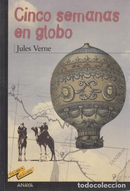 Libros: CINCO SEMANAS EN GLOBO - VERNE, JULIO - Foto 1