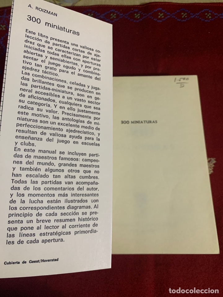 Libros: 300 miniaturas. A. Roizman. Ed. Mart&iacute;nez Roca. - Foto 3