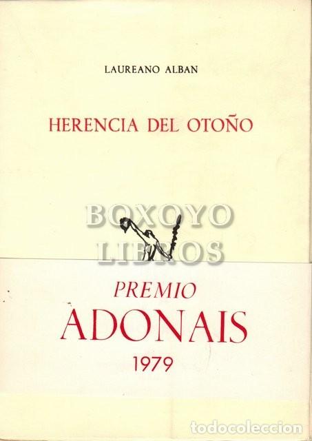 Libros: ALB&Aacute;N, Laureano. Herencia del oto&ntilde;o - Foto 1