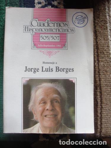 Libros: BORGES, JORGE LUIS - Homenaje a Jorge Luis Borges, de Cuadernos Hispanoamericanos. - Foto 1