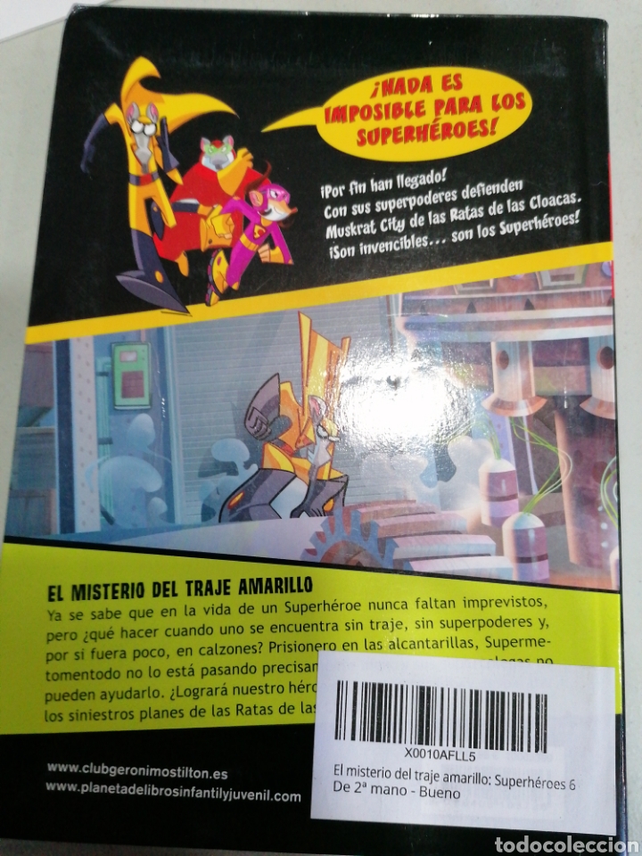 Libros: El Misterio del Traje Amarillo. Geronimo Stilton - Foto 2