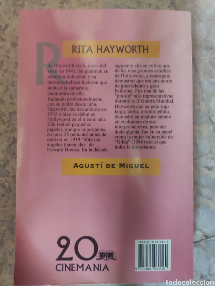 Libros: Rita Hayworth. Agust&iacute; de Miguel - Foto 2