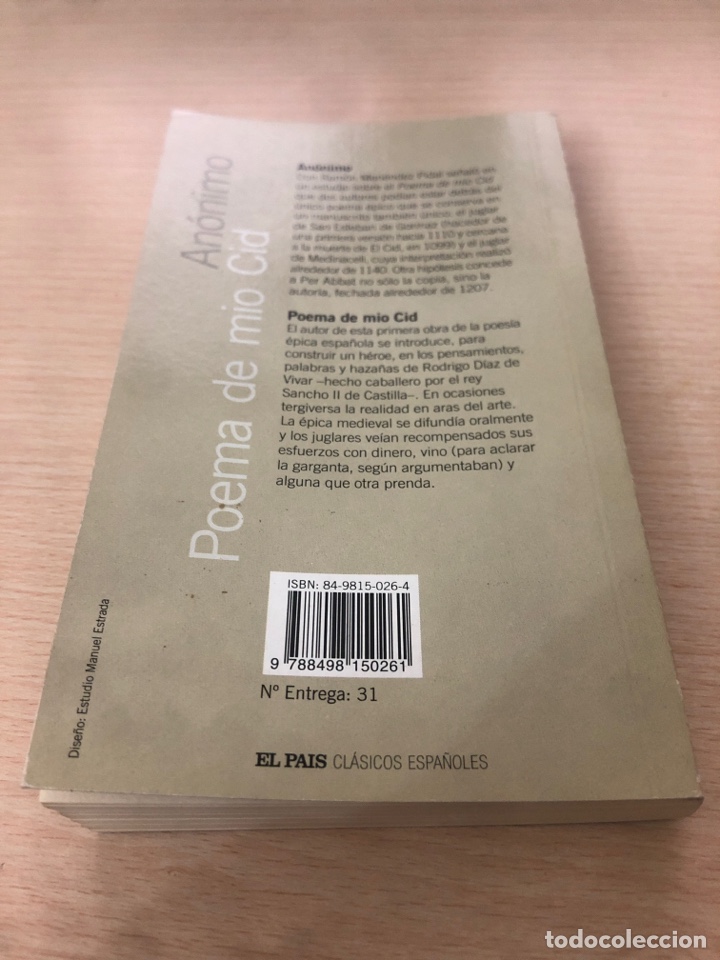 Libros: Poema del m&iacute;o Cid -An&oacute;nimo- - Foto 2