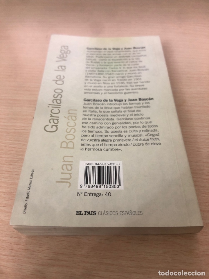 Libros: Garcilaso De la Vega y Juan Boscan - Foto 2