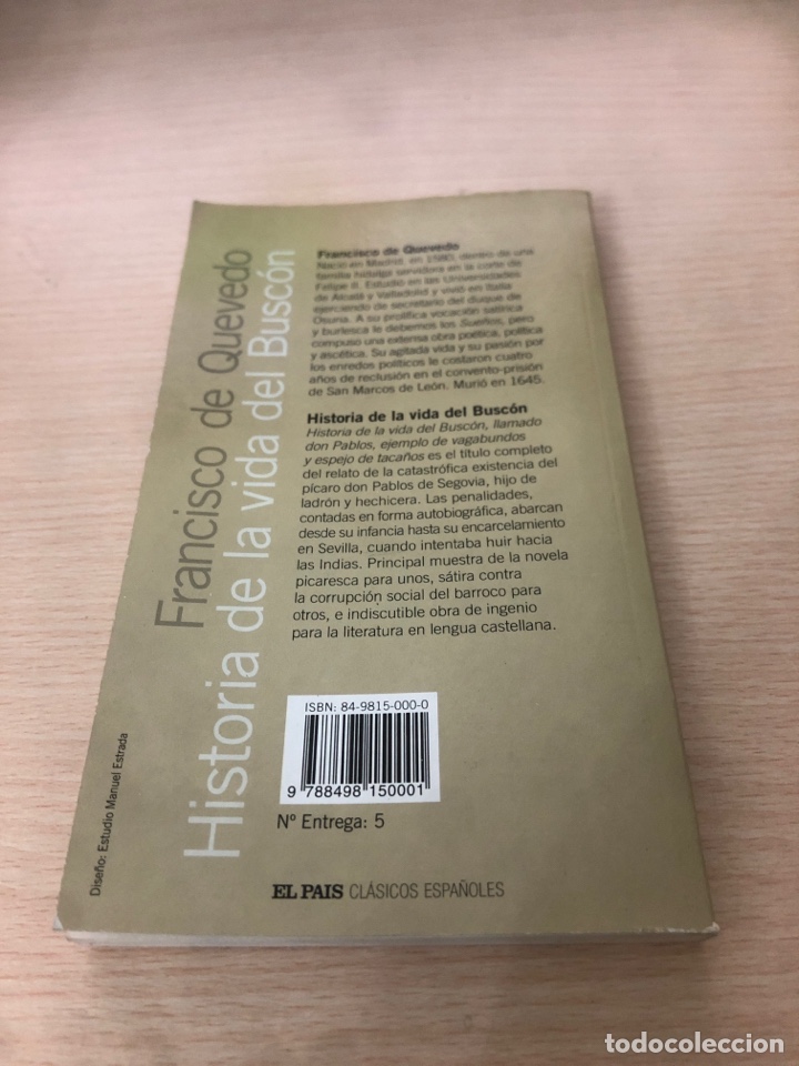 Libros: Historia de la vida del buscon - Francisco De Quevedo - - Foto 2