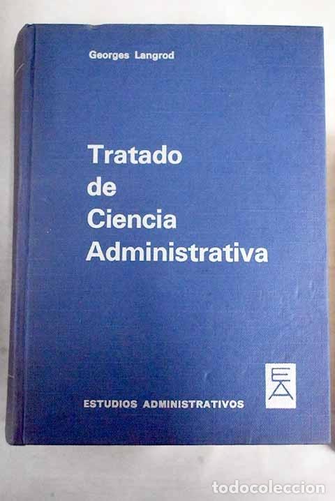 Libros: Tratado de ciencia administrativa.- Langrod, Georges - Foto 1