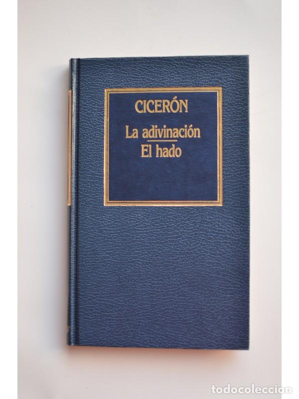Libros: La adivinaci&oacute;n - El hado - CICER&Oacute;N - Foto 1