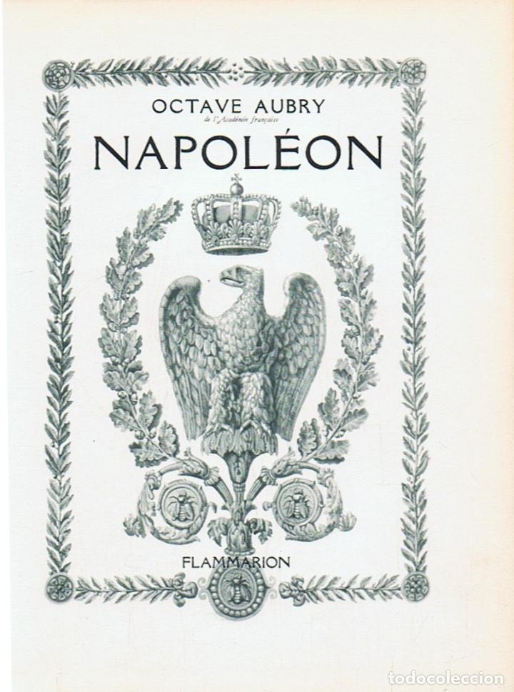 Libros: NAPOL&Eacute;ON. - Aubry. Octave, - Foto 1