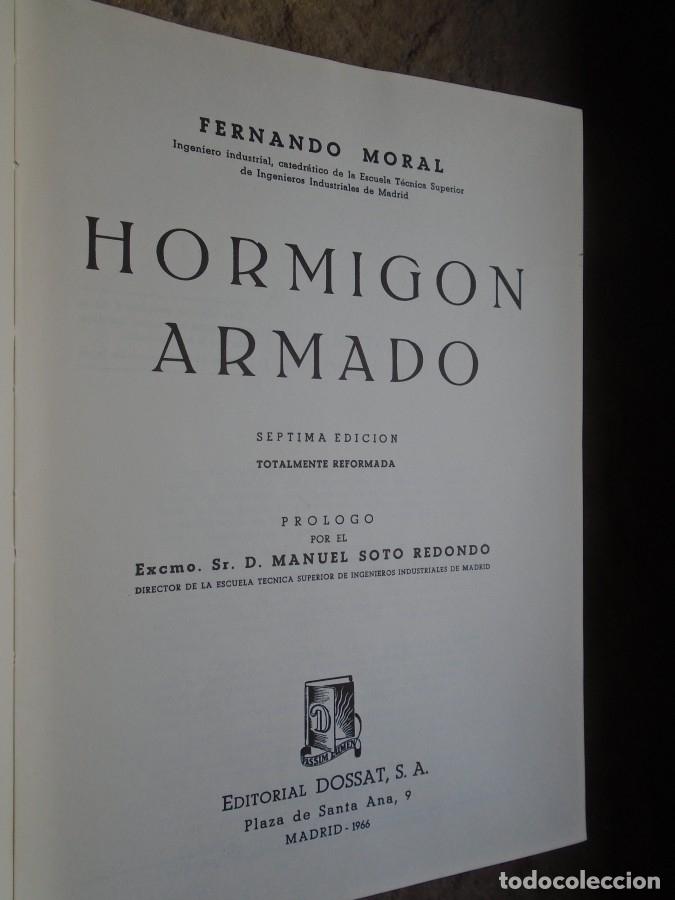Libros: Hormig&oacute;n Armado - Moral, Fernando - Foto 3