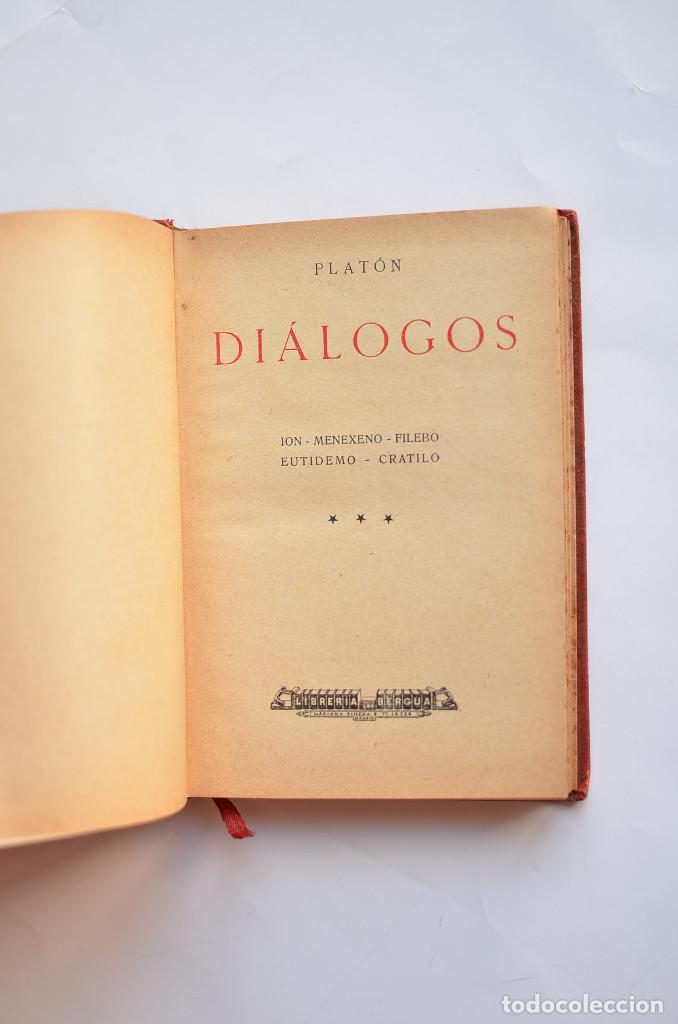 Libros: Plat&oacute;n. Di&aacute;logos - PLAT&Oacute;N - Foto 2