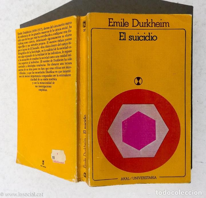 Libros: EL SUICIDIO - DURKHEIM, &Eacute;MILE - Foto 1