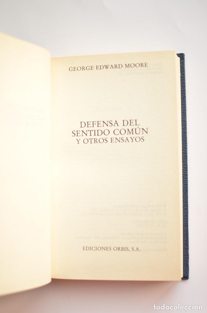 Libros: Defensa del sentido com&uacute;n y otros ensayos - MOORE, George Edward - Foto 2