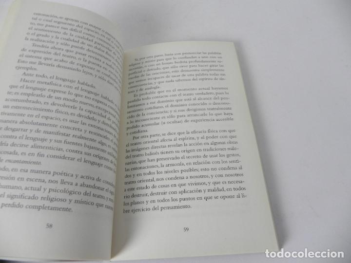 Libros: EL TEATRO Y SU DOBLE (ANTONIN ARTAUD) EDHASA-2011 - Foto 3