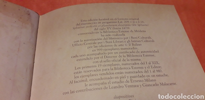 Libros: DE SPHAERA, (CODICE) POR ESNESTO MILANO, - Foto 15