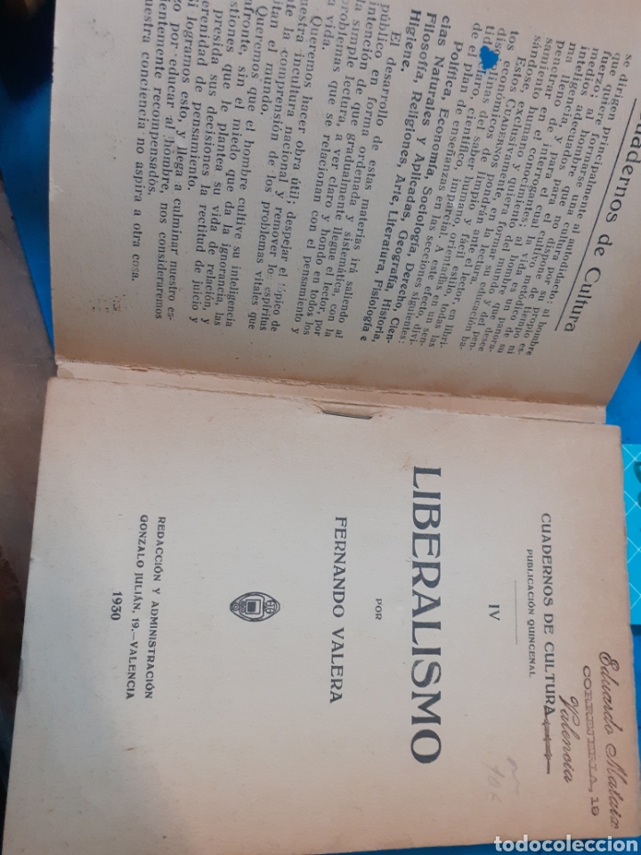 Libros: LIBERALISMO - VALERA,Fernando - Foto 3