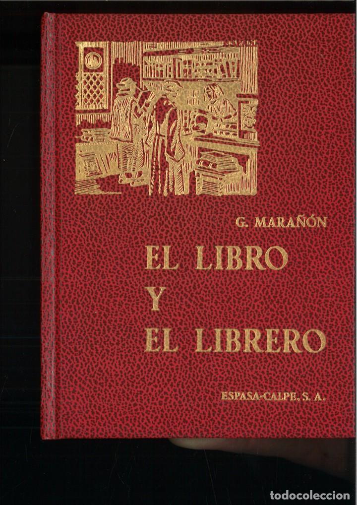 Libros: EL LIBRO Y EL LIBRERO. G. Mara&ntilde;&oacute;n - Foto 1