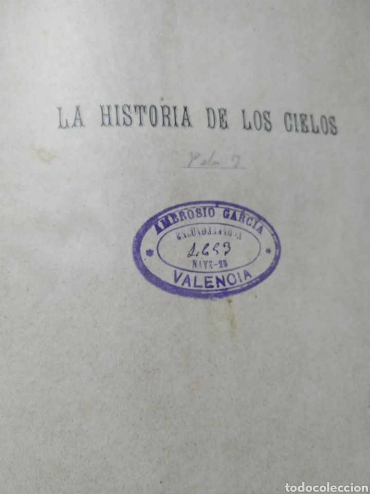 Libros: Historia de los cielos libro antiguo - Foto 5