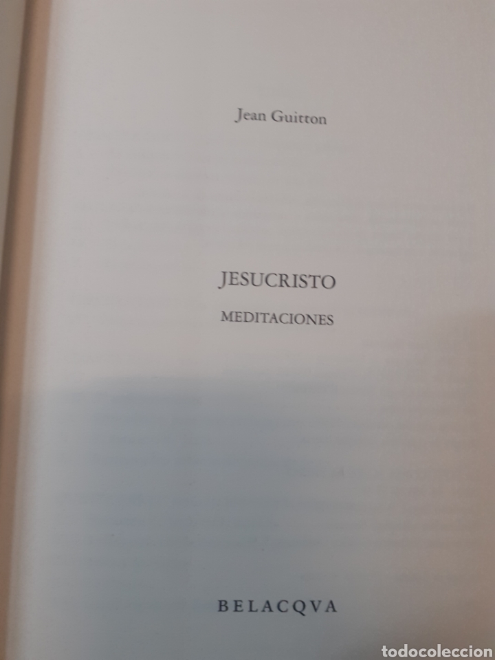 Libros: JESUCRISTO, Meditaciones - GUITTON,Jean - Foto 3