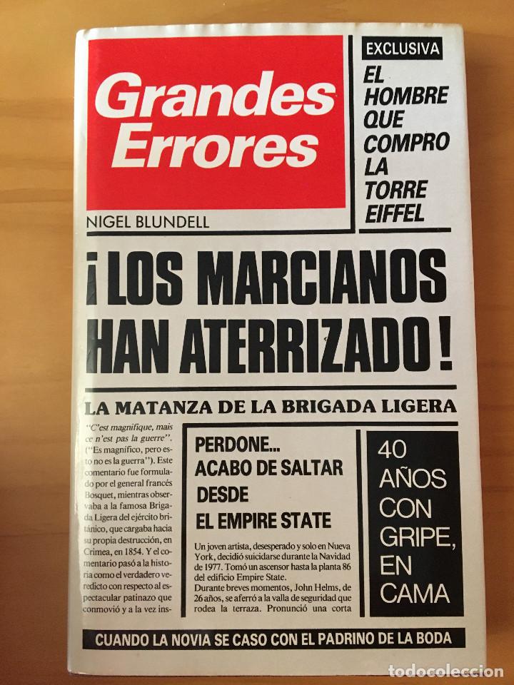 Libros: GRANDES ERRORES - NIGEL BLUNDELL - Foto 1
