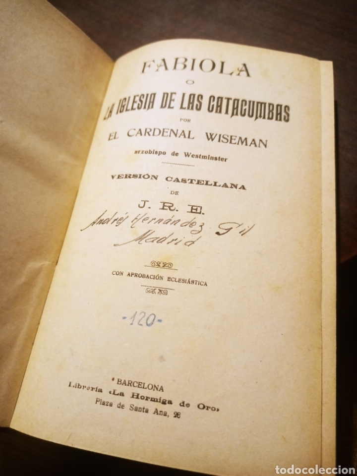Libros: Fabiola. Por Wiseman. - Foto 4