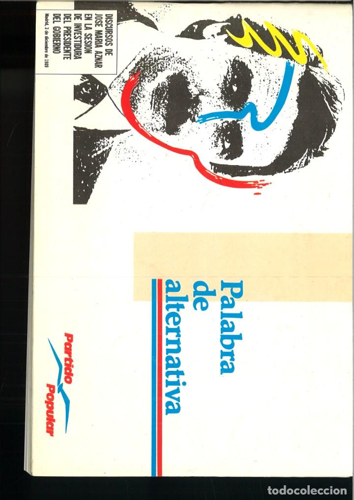 Libros: PALABRA DE ALTERNATIV. PARTIDO POPULAR. - Foto 1