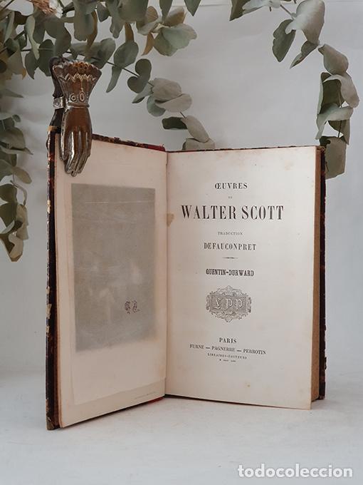 Libros: Quentin-Surward. Traduction Defauconpret. - SCOTT, Sir Walter. - Foto 2