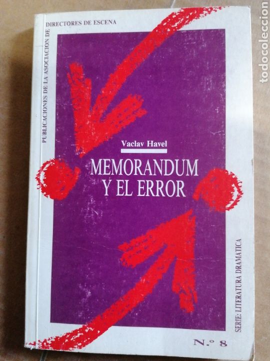 Libros: Memor&aacute;ndum y El Error. Vaclav Havel - Foto 1