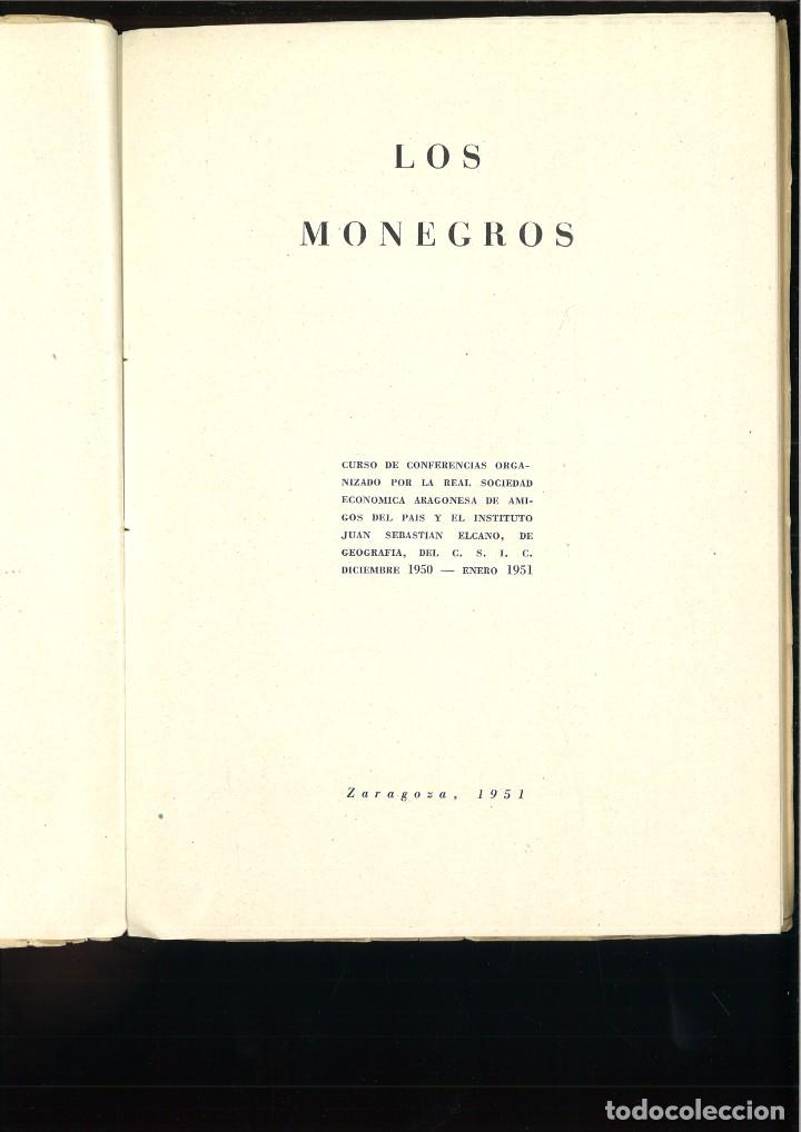 Libros: LOS MONEGROS CURSO MONOGR&Aacute;FICO DE CONFERNCIAS. - Foto 2