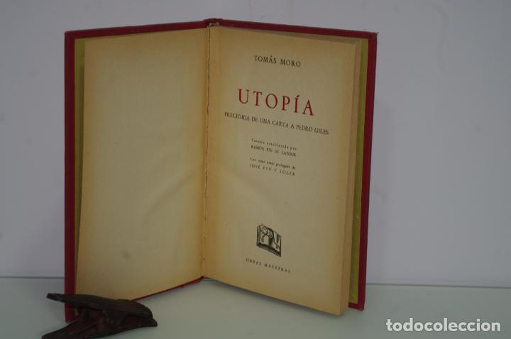 Libros: UTOPIA TOMAS MORO - Foto 2