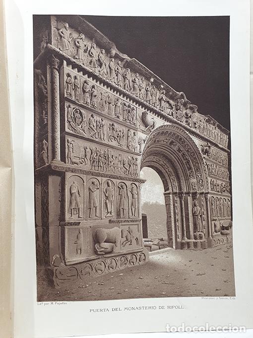 Libros: [Cromolitograf&iacute;a] PUERTA DEL MONASTERIO DE RIPOLL. - PUJADAS. M. - Foto 1