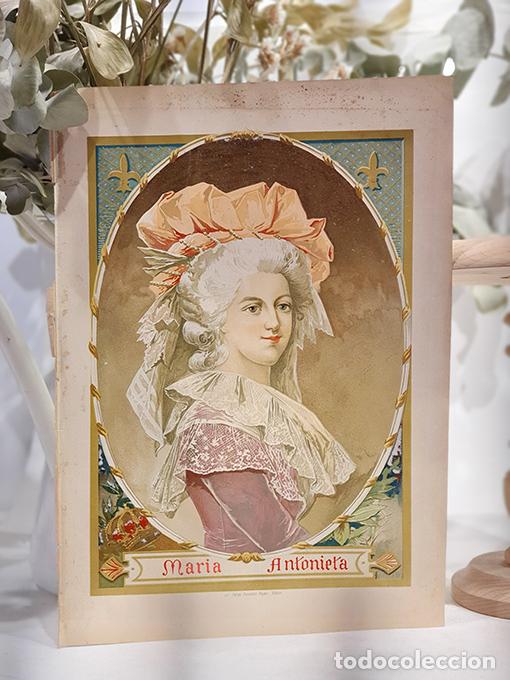 Libros: [Cromolitograf&iacute;a] Mar&iacute;a Antonieta, retrato. - Foto 1