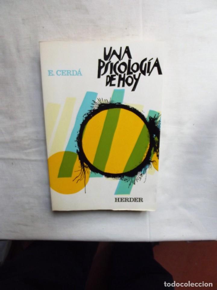 Libros: UNA PSICOLOGIA DE HOY DE E. CERDA - Foto 1