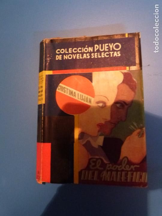 Libros: NOVELA DE EN PODER DEL MALEFICIO DE CRISTINA LUJAN N&ordm; 153 A&Ntilde;O 1945 DE COLECCION PUEYO - Foto 1