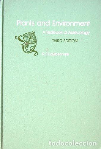 Libros: PLANTS AND ENVIRONMENT Third edition - Daubenmire,R.F. - Foto 1