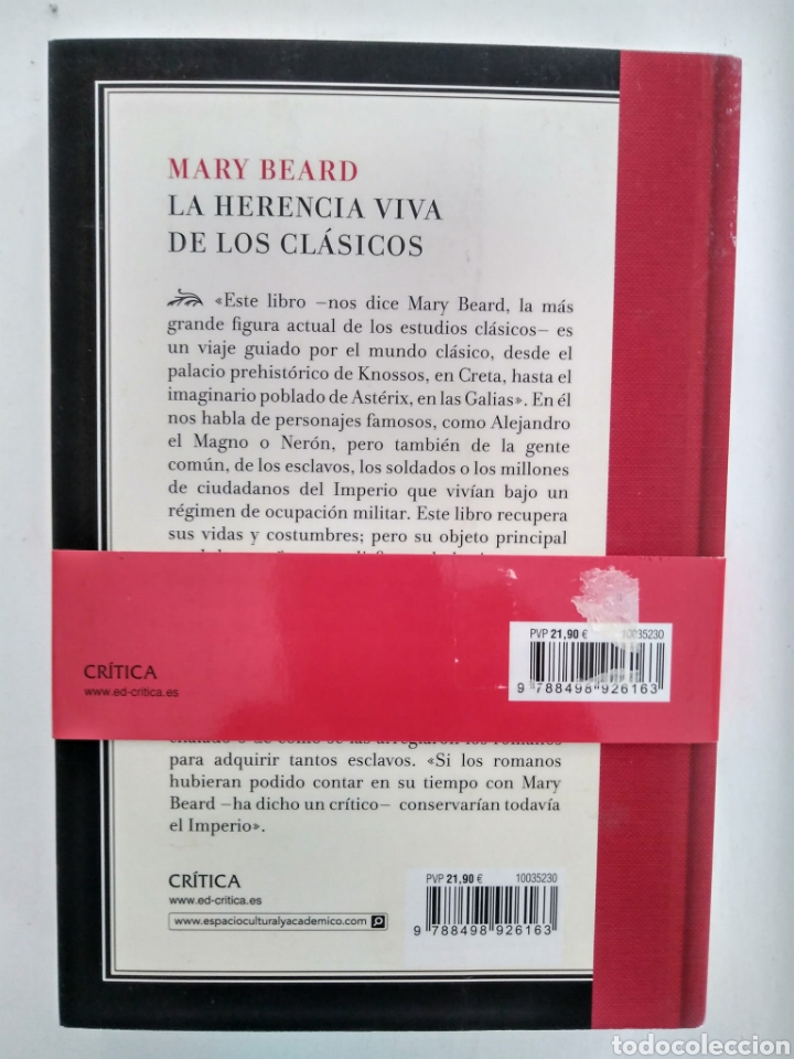 Libros: La herencia viva de los cl&aacute;sicos / Mary Beard - Foto 9