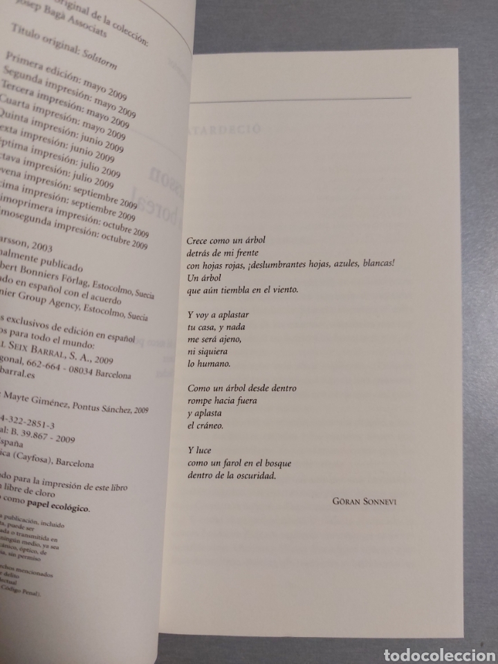 Libros: &Aacute;SA LARSSON. AURORA BOREAL - Foto 3